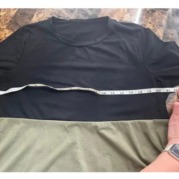 SHEIN Curve 1XL Color Block Top - Picture 6 of 7